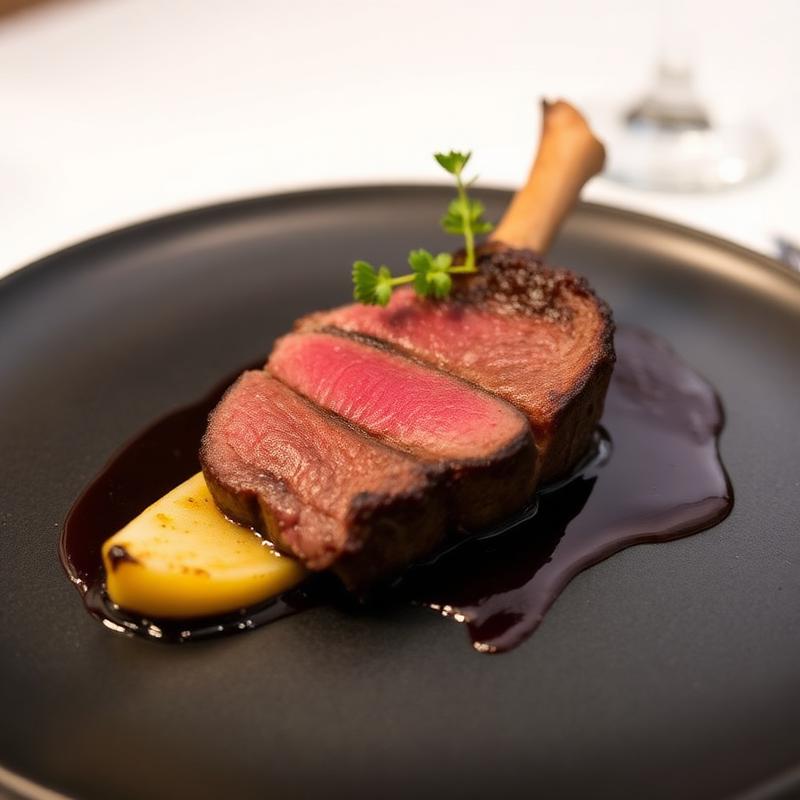 Salt-aged venison